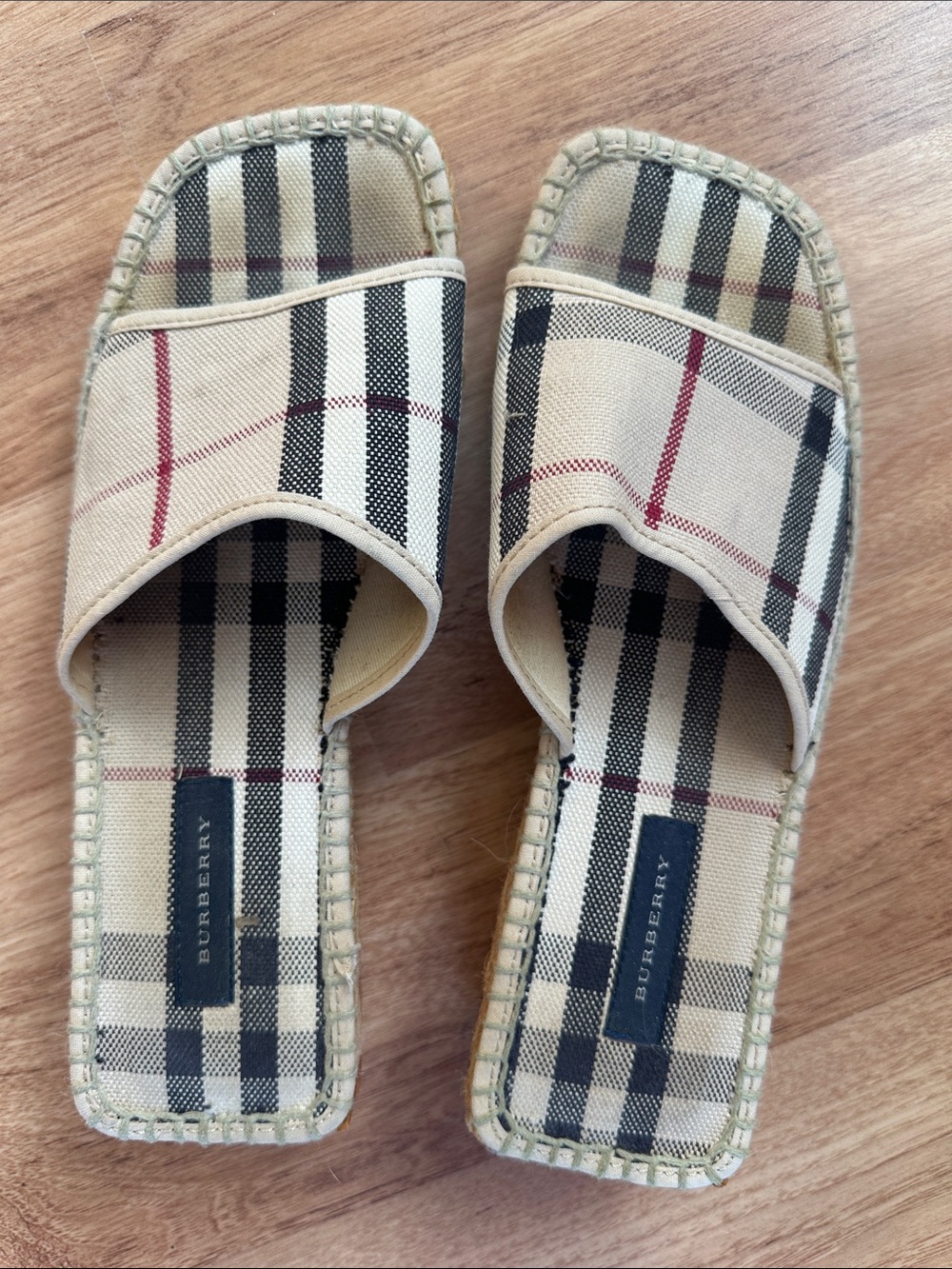 Burberry slide on dress flats